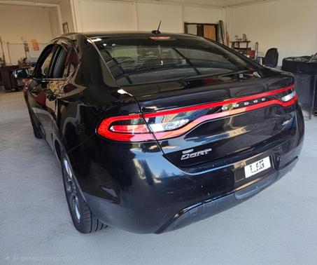 Black 2016 Dodge Dart SXT Sport