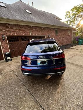 Blue 2023 Audi Q5 45 S line Premium