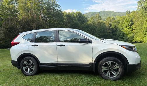 White 2017 Honda CR-V LX