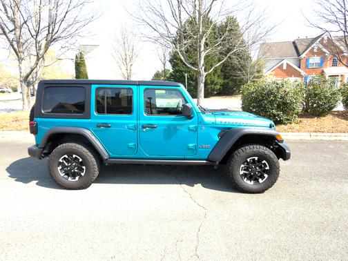 Blue 2024 Jeep Wrangler 4xe Rubicon