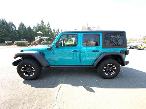 Blue 2024 Jeep Wrangler 4xe Rubicon