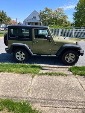 Green 2013 Jeep Wrangler Sport