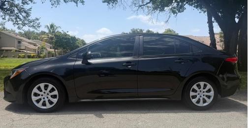 Black 2022 Toyota Corolla LE