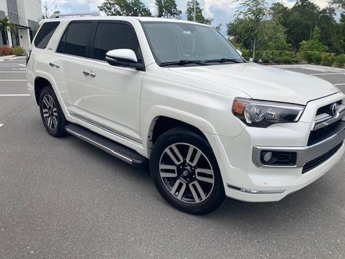 White 2019 Toyota 4Runner Limited Nightshade
