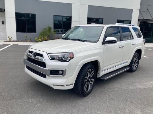 White 2019 Toyota 4Runner Limited Nightshade
