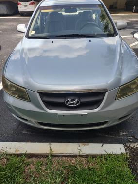 Blue 2007 Hyundai SONATA GLS