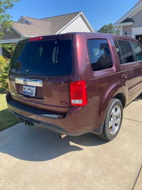 Red 2012 Honda Pilot EX