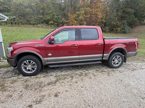 Red 2019 Ford F-150 King Ranch