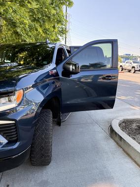 Blue 2022 Chevrolet Silverado 1500 LT Trail Boss