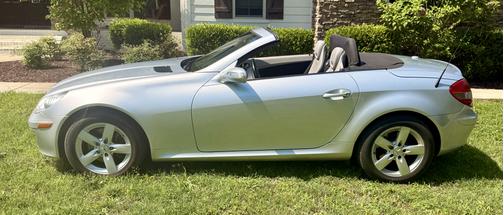 Silver 2007 Mercedes-Benz SLK-Class SLK280 Roadster