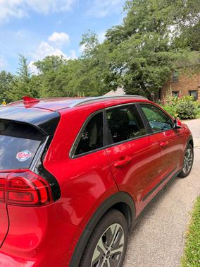 Red 2022 Kia Niro EV EX Premium