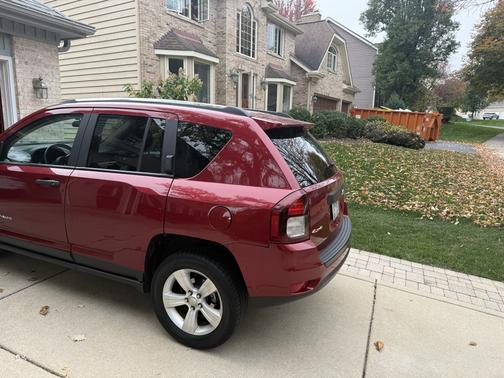Red 2014 Jeep Compass Sport