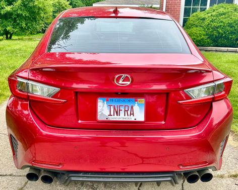 Red 2015 Lexus RC 350 Base