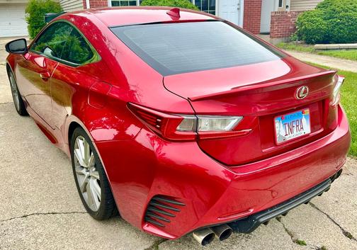 Red 2015 Lexus RC 350 Base