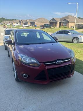 Red 2014 Ford Focus Titanium