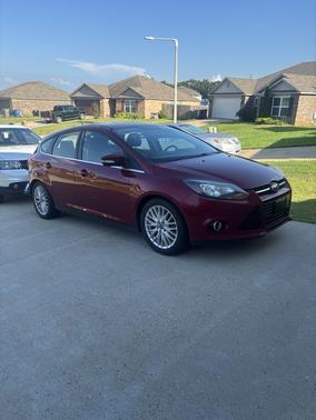 Red 2014 Ford Focus Titanium