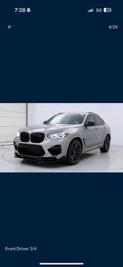 Gray 2020 BMW X4 M Competition