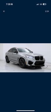 Gray 2020 BMW X4 M Competition