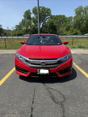 Red 2018 Honda Civic LX