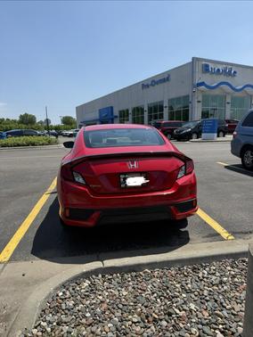 Red 2018 Honda Civic LX