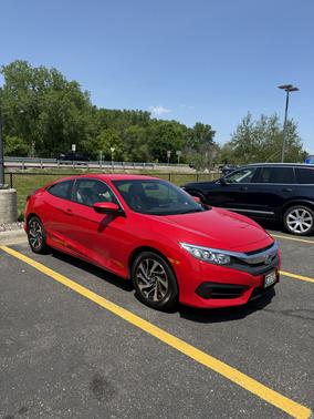 Red 2018 Honda Civic LX
