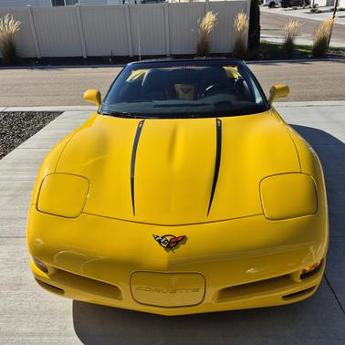 Yellow 2000 Chevrolet Corvette Base