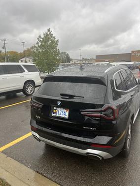Black 2023 BMW X3 xDrive30i
