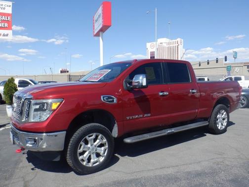 Red 2016 Nissan Titan XD SL