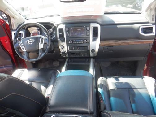 Red 2016 Nissan Titan XD SL