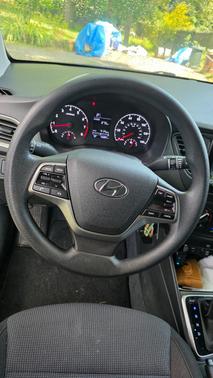 Blue 2022 Hyundai Accent SE