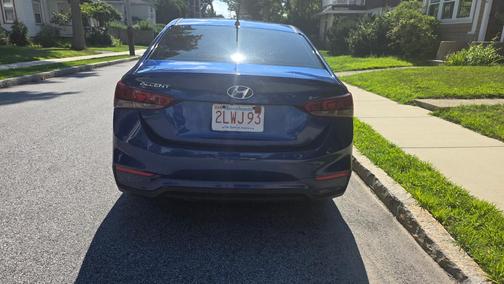 Blue 2022 Hyundai Accent SE