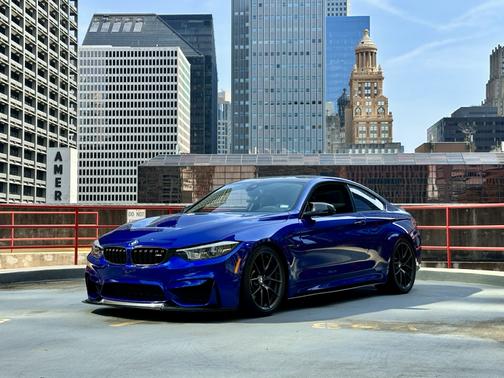 Blue 2019 BMW M4 CS