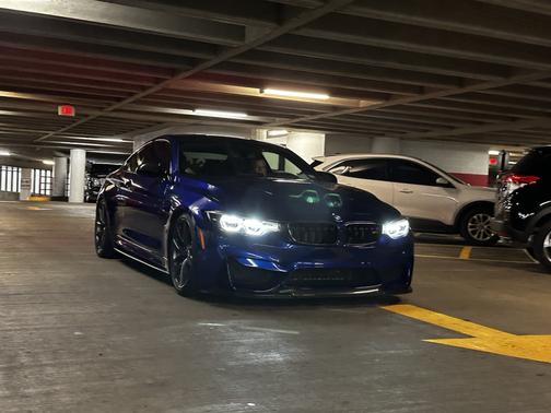 Blue 2019 BMW M4 CS