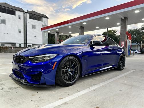 Blue 2019 BMW M4 CS