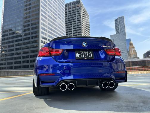 Blue 2019 BMW M4 CS