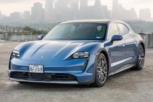 Blue 2022 Porsche Taycan Taycan 4S Cross Turismo