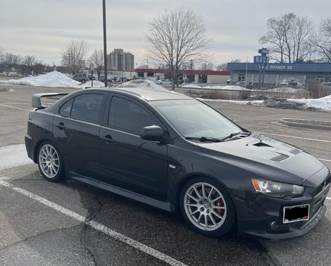 Black 2010 Mitsubishi Lancer Evolution GSR