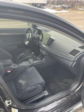 Black 2010 Mitsubishi Lancer Evolution GSR