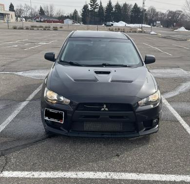Black 2010 Mitsubishi Lancer Evolution GSR