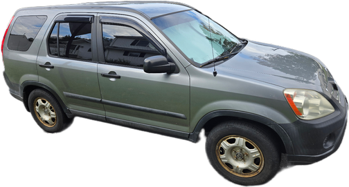 Gray 2005 Honda CR-V LX
