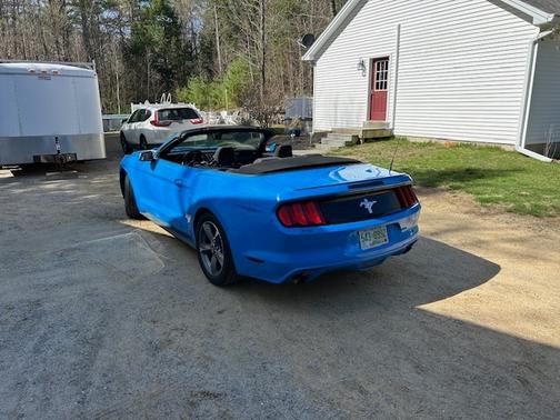 Blue 2017 Ford Mustang V6