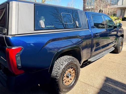 Blue 2022 Toyota Tundra Platinum