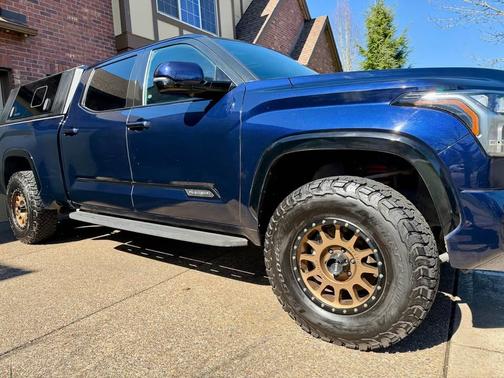 Blue 2022 Toyota Tundra Platinum