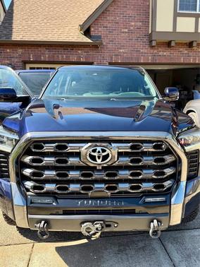 Blue 2022 Toyota Tundra Platinum