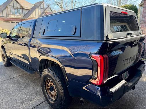 Blue 2022 Toyota Tundra Platinum