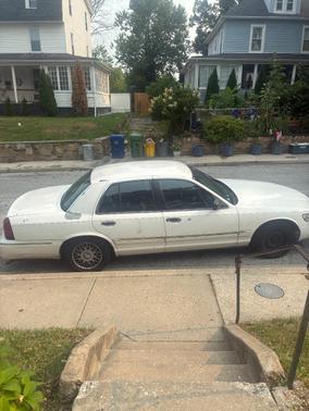 White 2001 Mercury Grand Marquis GS