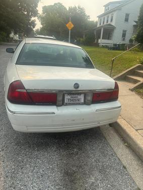 White 2001 Mercury Grand Marquis GS