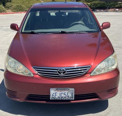 Red 2005 Toyota Camry LE