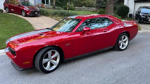 Red 2012 Dodge Challenger SRT8 392