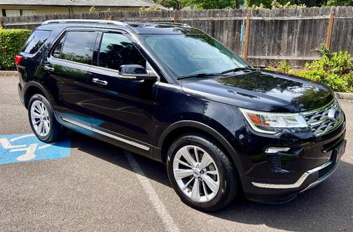 Black 2019 Ford Explorer Limited